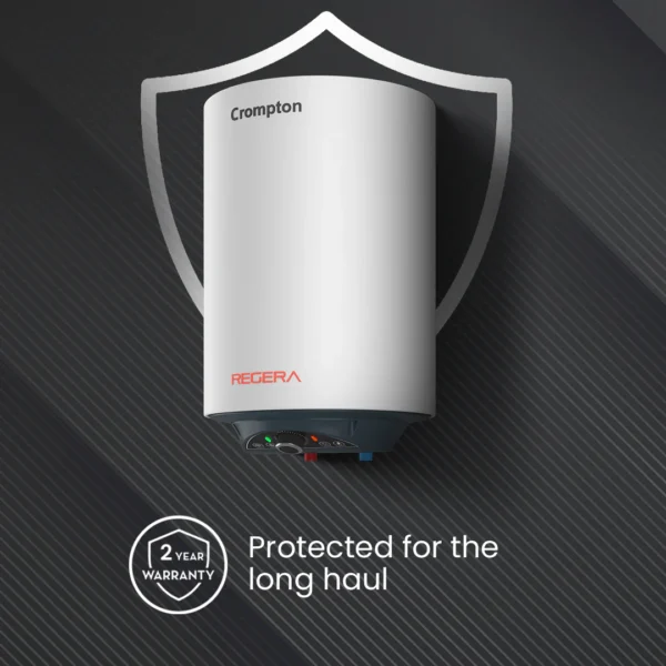 Crompton Regera Storage Water Heater - WHITE / 25 -L